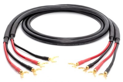 enoaudio Mogami 3103 (L,R) Paar Lautsprecherkabel | VIABLUE 24k Gold Kabelschuhe