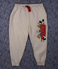 Disney Mickey Mouse  Friends Sweatpants Joggers Lounge Womens Size XL 15-17 