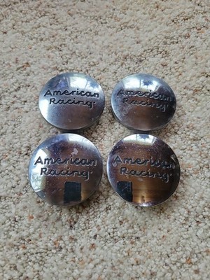 4 American Racing Wheel Center Caps