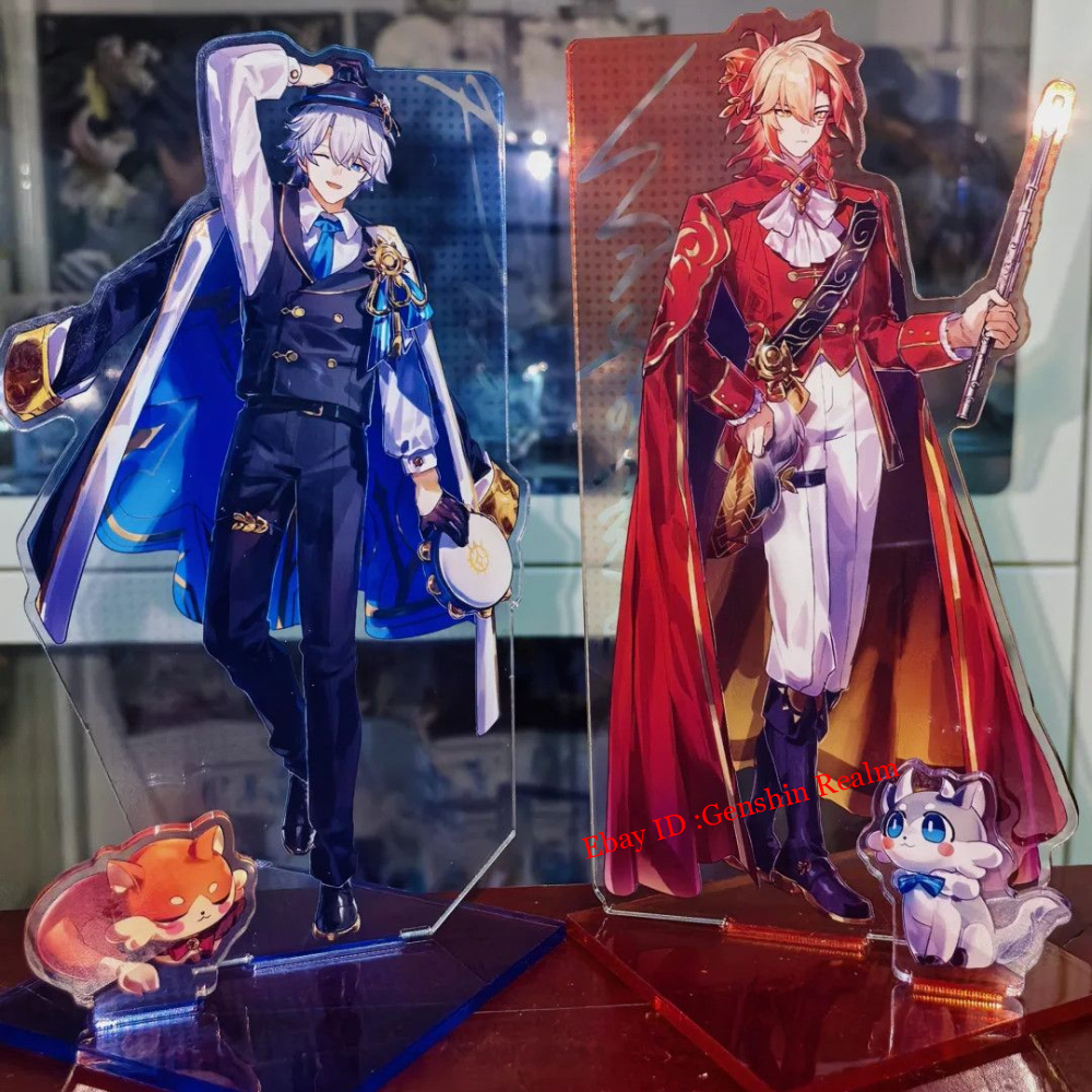 2Pcs/Set Anime Honkai: Star Rail Phainon/Mydei Acrylic Desktop