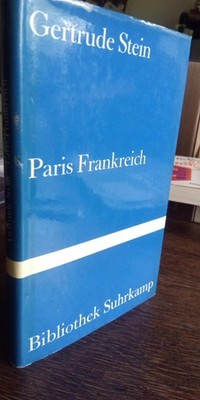 Gertrude Stein PARIS FRANKREICH Suhrkamp Verlag Persönliche Erinnerungen, 1975.