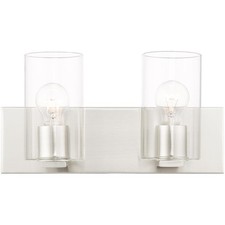 Livex Lighting 16552-91 Zurich Bathroom Vanity Light Brushed Nickel
