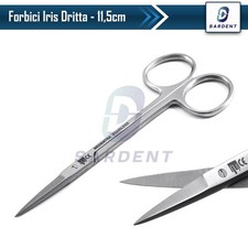 Forbici Iris Dritta Dentale Chirurgica Dissezione dei Tessuti Gengive Oftalmica