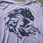 Disney Frozen II Shirt Women's Medium Purple Elsa Water Knokk Juniors — photo 2