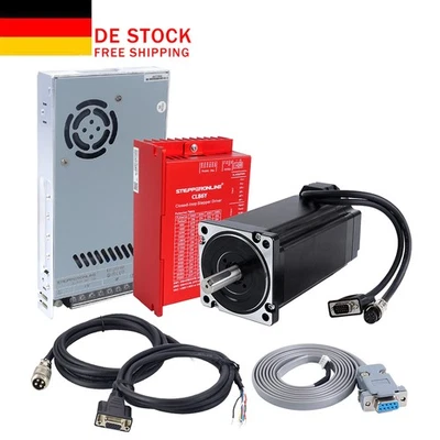 STEPPERONLINE Nema 34 Closed Loop Kit 4.3~12Nm motore passo-passo e driver V2.0 con alimentatore