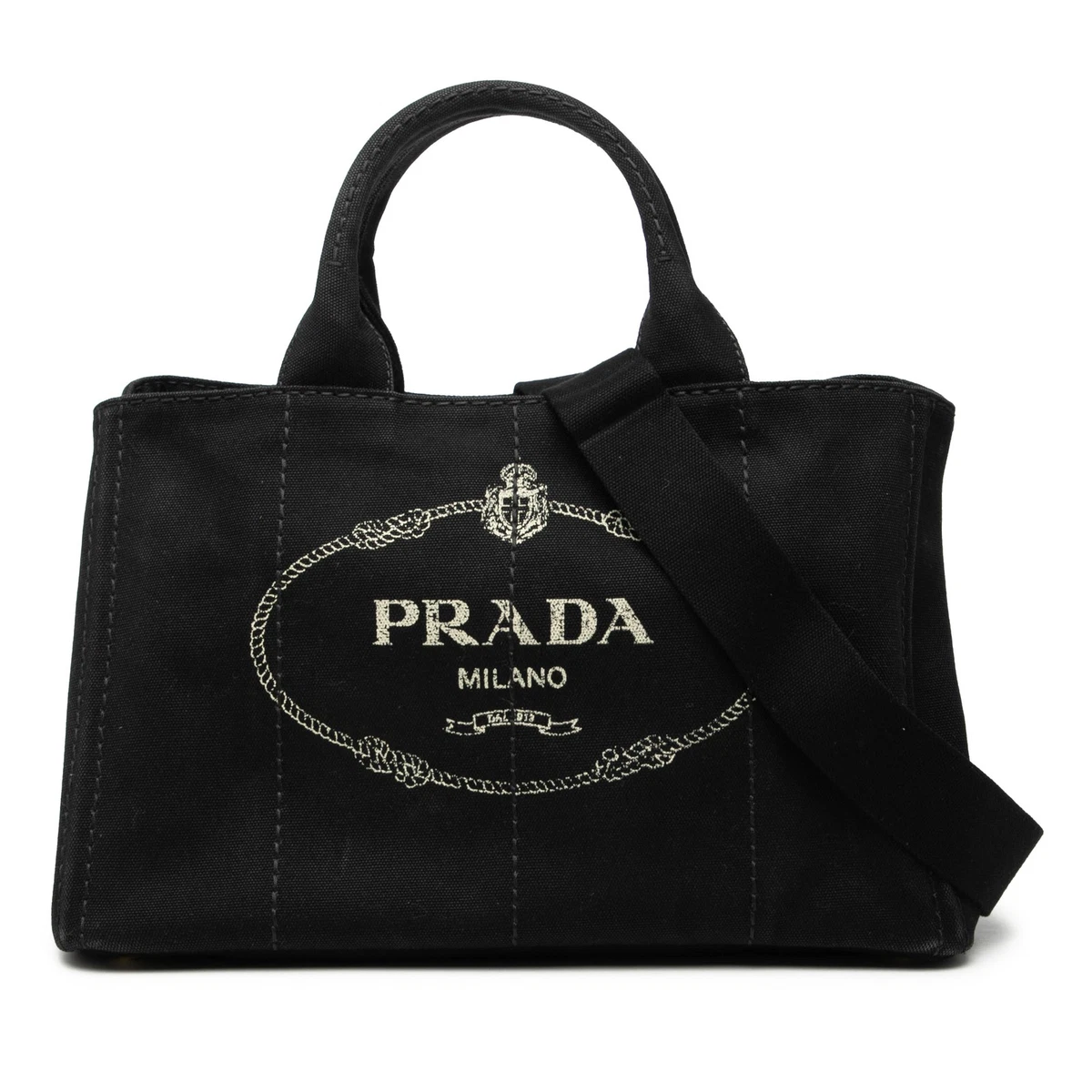 PRADA Canapa Black Bags & Handbags for Women for sale | eBay