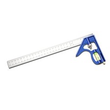 Combination Square, 12inch, 45-90 Degree Marking, Stainless Steel M9R44701