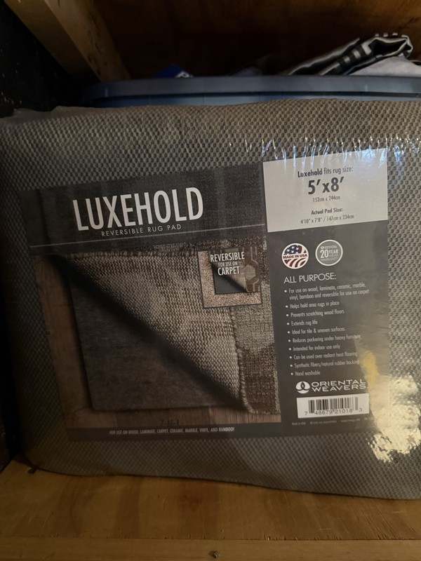 Oriental Weavers Luxehold Reversible Cushion Rug Pad 3'10" x 5'8" 120163 NIB