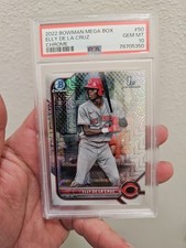2022 Bowman Chrome Mega Box Elly De La Cruz Prospect #BCP-50 PSA 10 GEM Reds