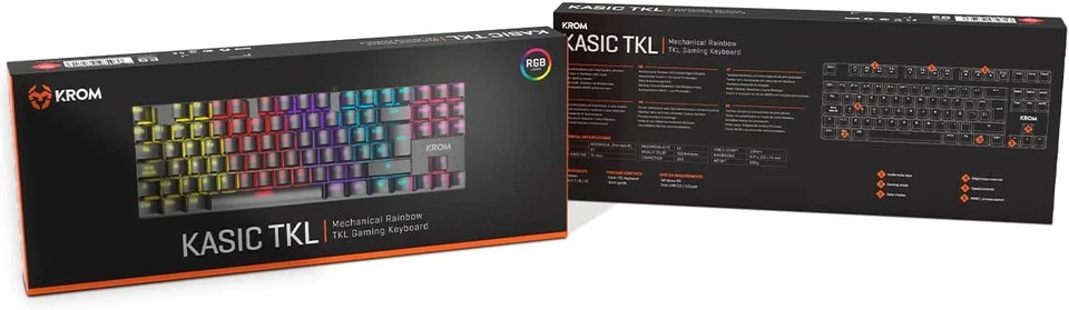 KROM PACK RGB TECLADO MEMBRANA Y RATON KALYOS KASI TKL SPANISH - Image 2 of 4