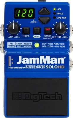 Digitech Jam Man Solo HD Effektpedal Looper Effect Gitarre Bass Netzteil Loops