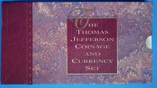 US Mint Thomas Jefferson Coin & Currency Set COA & Original Packaging Star Note