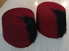 VINTAGE Authentic Rare Fez Hats