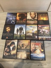 11 Christian Faith DVD LOT The Passion Of The Christ Flywheel Son Of God Jesus
