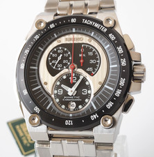 SEIKO Sportura SNL053/7L22-0AV0 KINETIC Black Silver Dial 42mm Men's Box