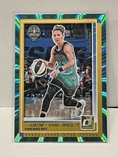 2025 Panini Donruss WNBA Teal Laser Courtaney Vandersloot #34 /125