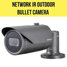 Wisenet QNO-6082R 2 Megapixel Network IR Outdoor Bullet Camera, 3.2-10mm Lens