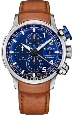 EDOX Chronorally 01129 TBUCBR BUBR Mechanisch Herren-Armbanduhr
