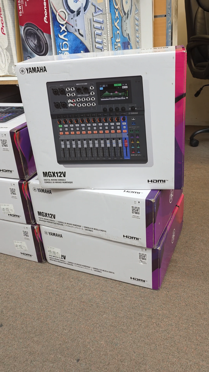 Miページ MGX12V Digital Mixing Console with Video Specs - Yamaha USA