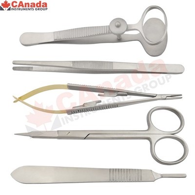 General Microsurgery Surgical Needle Hoder Ophthalmic Plastic Instruments Set