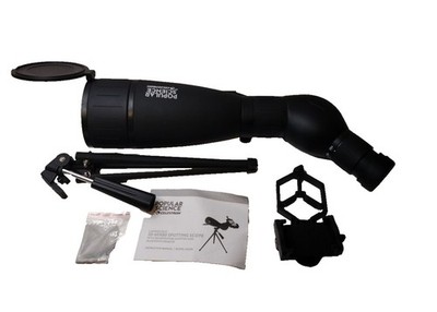 Celestron LandScout 20 60x80 Spotting Scope w/ Tripod & Smartphone Adapter
