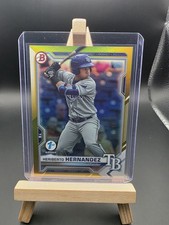 2021 Bowman Draft 1st Edition #BD-100 Heriberto Hernandez True Gold /50