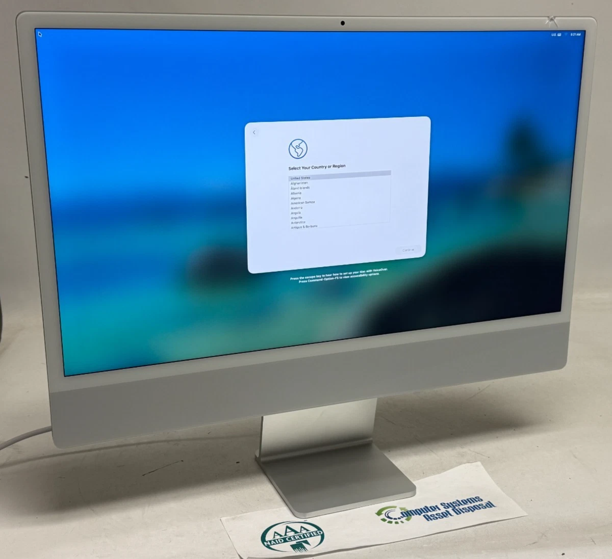 Apple iMac 512 GB Hard Drive Capacity 16 GB RAM Apple Desktops