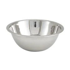 4 qt Winware by Winco 10.62 dia x 3.5 h Stainless Steel Mixing Bowl MXB-400Q