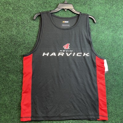 NASCAR Kevin Harvick #4 Black-Red Tank Top Finish Line Men Size Medium GIII