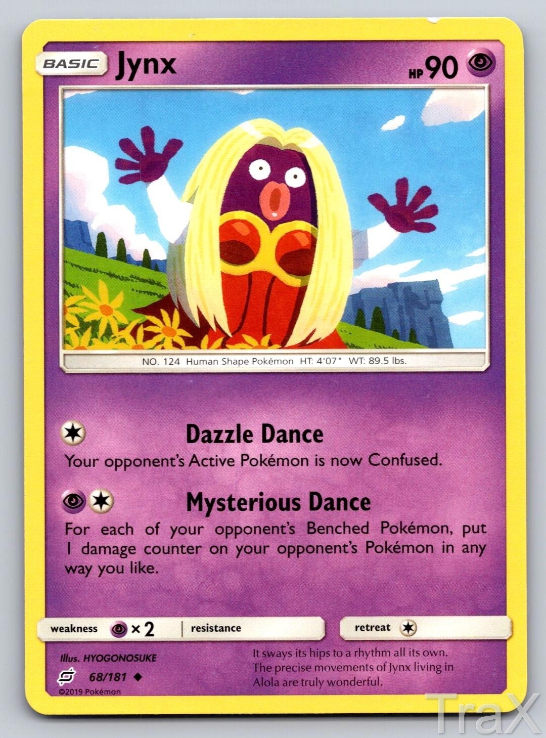 Jynx 68/181 Team Up Pokemon LP Uncommon