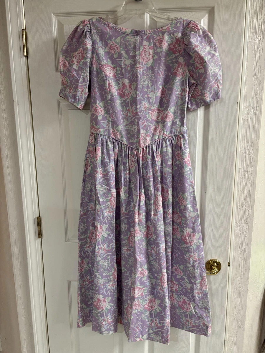 Laura Ashley Purple Original Vintage Dresses for Women for sale | eBay