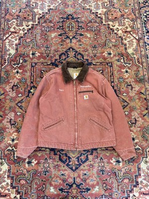 Vintage Women's Carhartt Detroit WJ097 VRS Salmon Pink Lined