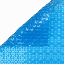 40ft x 20ft Geo-Bubble Light Blue 600 Micron Swimming Pool Solar Cover