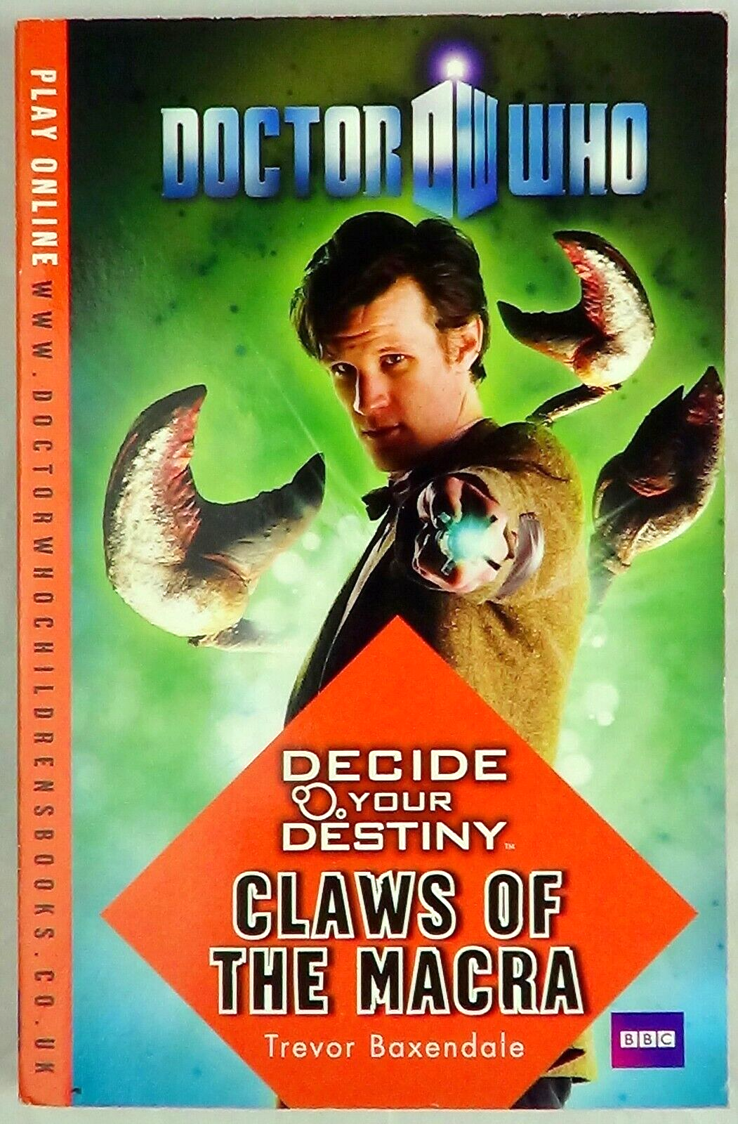 Doctor Dr Who Decide Your Destiny Claws Of The Macra by Baxendale BBC 2010 PB