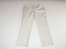 Brooks Brothers Women's Natalie Fit Pants Size 14 Beige 100 Cotton 29" Inseam