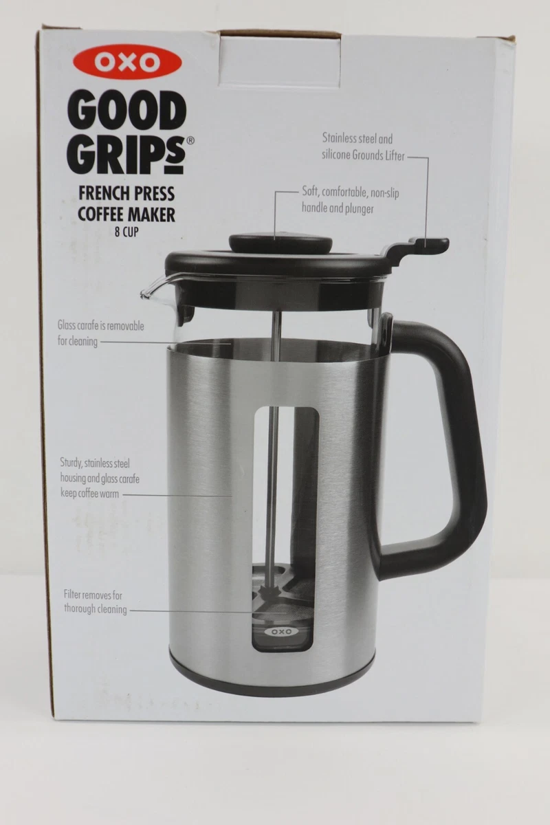 OXO Brew 8-Cup French Press with Grounds Lifter