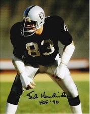 Oakland Raiders Ted Hendricks Signed Photo 8x10 COA