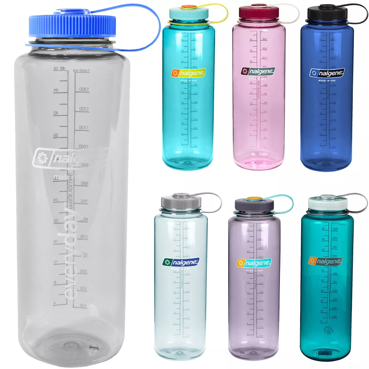 Cool Gear 4-Pack 48 oz System Stainless Steel Water Bottles With Doubl