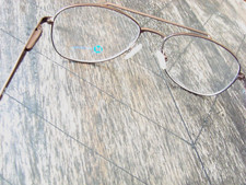 AVIATOR SHAPE EYEGLASS FRAME FROM MODERN OPTICAL COLOR HUNTER BROWN 55-16-145