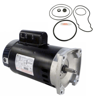 Puri Tech Motor Kit Repl Pentair Whisperflo 2.5HP WF-30 AO Smith B2840 GO-KIT-32