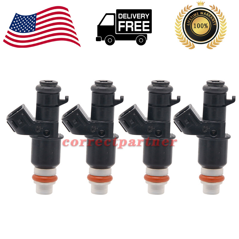 4x 16450-RMX-003 FUEL INJECTOR FIT FOR 2006-2014 HONDA CIVIC 1.3L