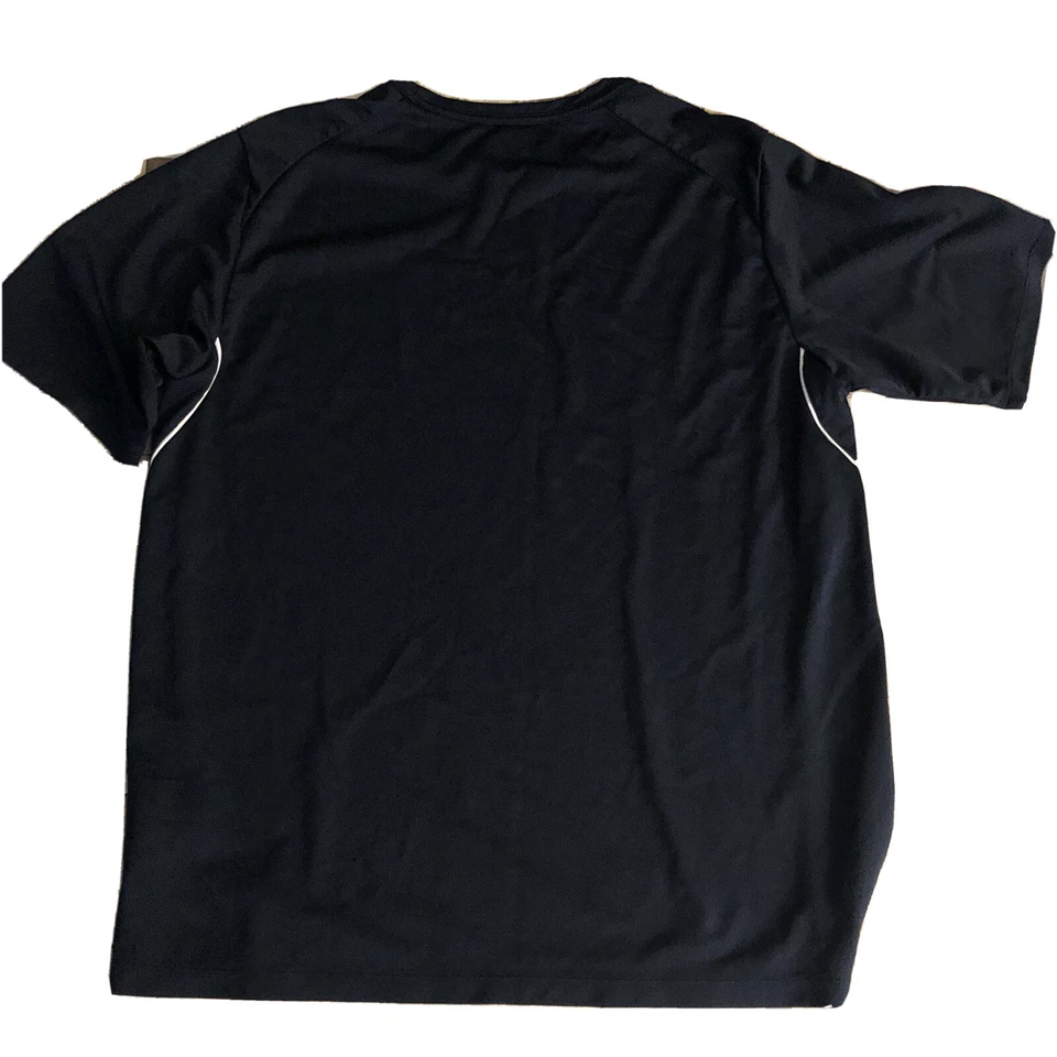 Camiseta Nike FitDry Masculina Treino NAVY Absorvendo Tiras Reflexivas Grande - Imagem 2 de 3