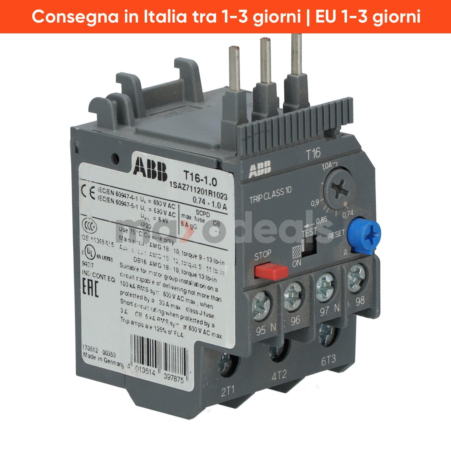 Abb 1SAZ711201R1023 Thermal Overload Relay New NMP