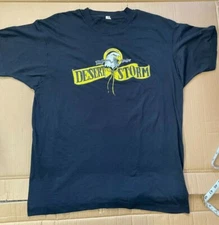 Vintage Screen Stars Operation Desert Storm Mens Black Shirt Size XL Eagle