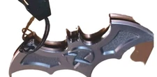 R-JUST Metal BATMAN Black Phone Accessory with Wrist Lanyard. Be a Super HERO!
