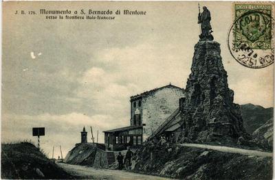 CPA AK Denkmal für S. Bernando di Menton ITALIEN (531836)
