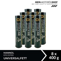 Mannol 8028 Universal Multi-Mos2 Grease EP2 Ester Universalfett 8X400 Gramm