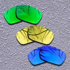 Green 24K Golden Violet Replacement Lenses For-Oakley Fuel Cell OO9096 Polarized