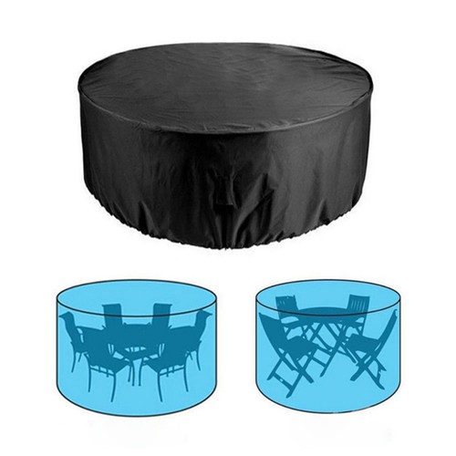 Round Patio Furniture Covers Waterproof Outdoor Table Chair Set Covers P8F9 - Picture 4 of 8