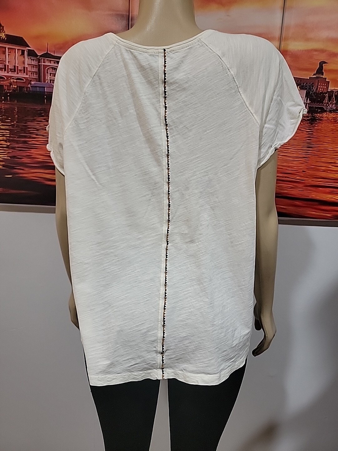 Pendleton Womens Split Neck 100% Cotton Embroider… - image 4